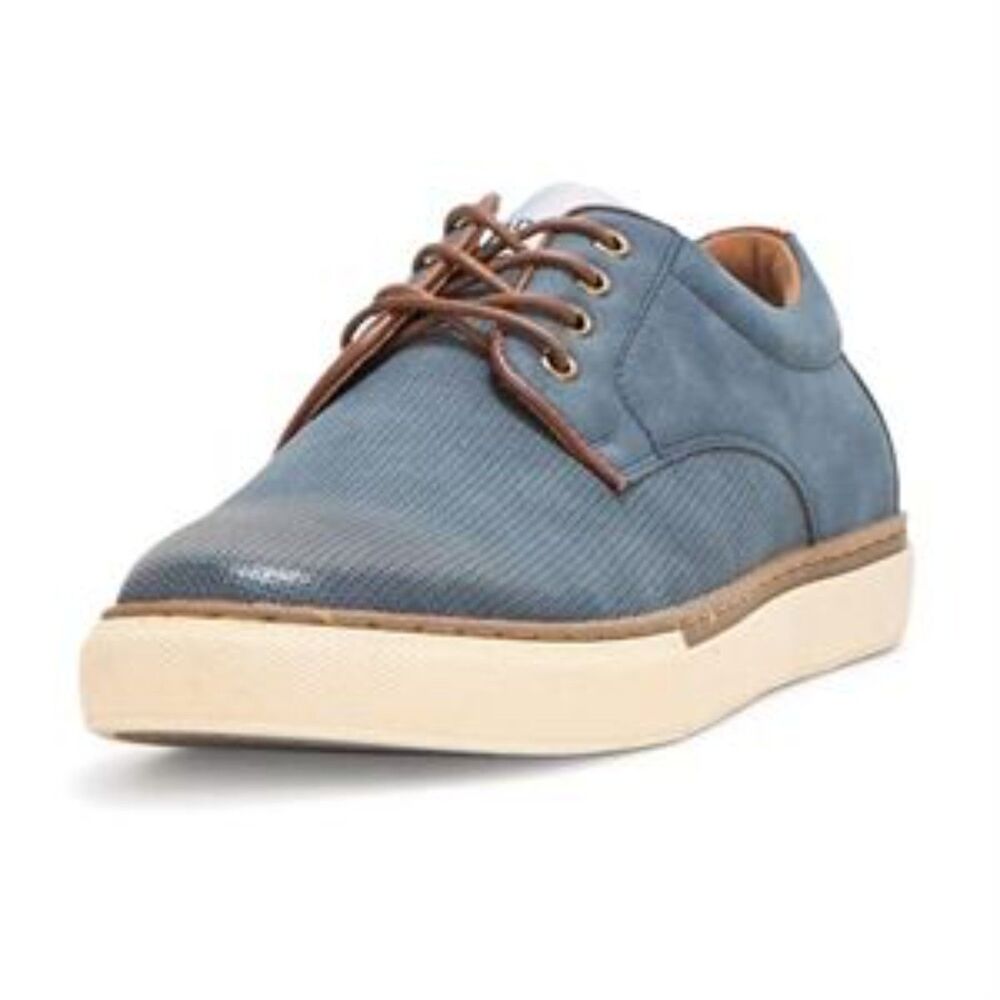 Madden's Men's MBLAKE Classic Sneaker Boat Shoe, Navy Suede, 11.5